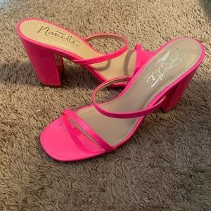 Hot Pink Nannette heels